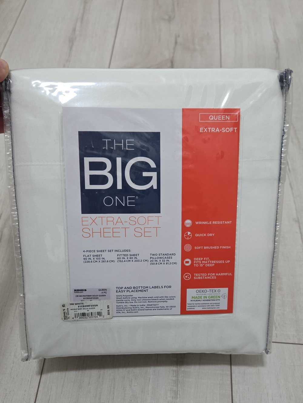 *NWT* White Extra-Soft Queen Sheet Set
